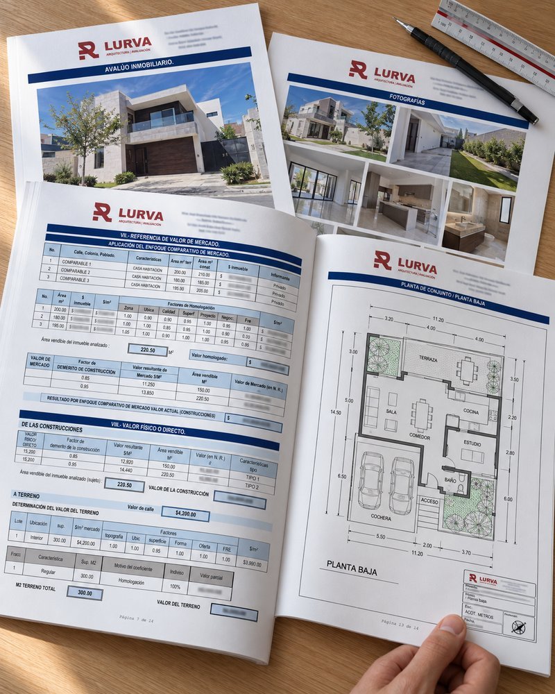Entregable de avalúo inmobiliario